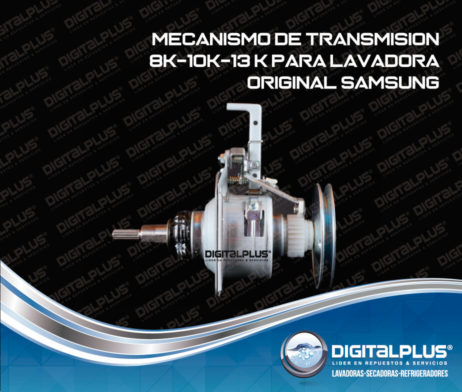 MECANISMO DE TRANSMISION 8K-10K-13 K PARA LAVADORA ORIGINAL SAMSUNG