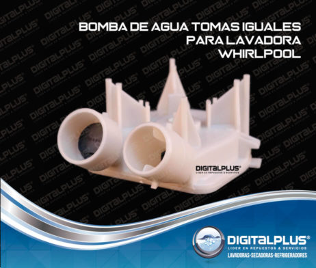 BOMBA DE AGUA TOMAS IGUALES PARA LAVADORA WHIRLPOOL