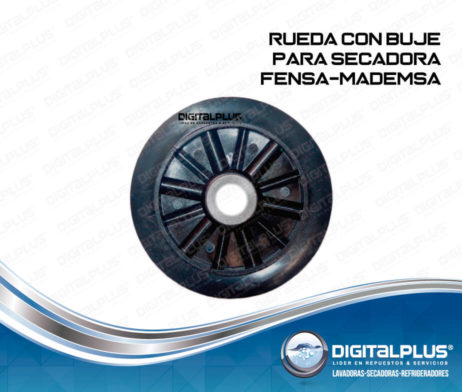 RUEDA CON BUJE PARA SECADORA FENSA MADEMSA