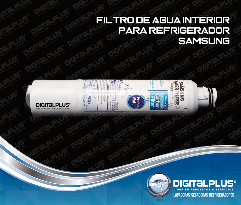 compresión Encommium Sympton Filtro de agua refrigerador Samsung original zocalo