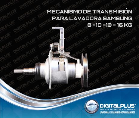Mecanismo de Transmisión para lavadora Samsung  8 - 10 - 13 - 16 - 18 kg