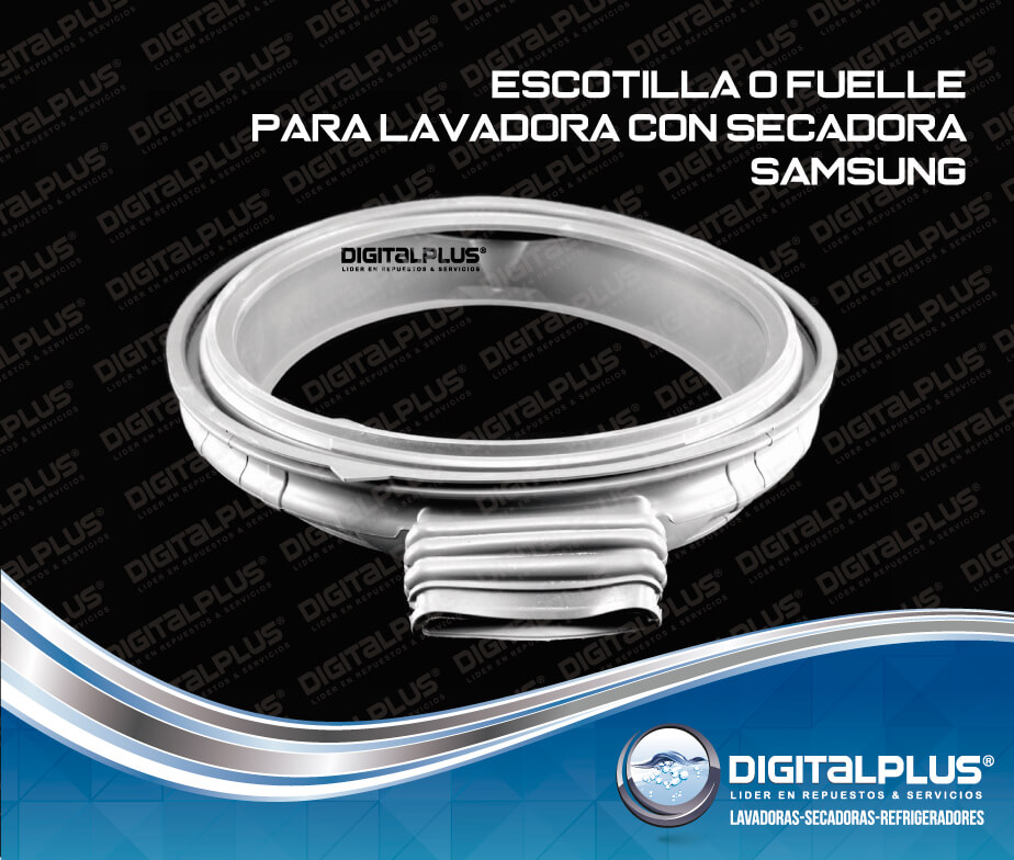 Escotilla fuelle de lavadora secadora Samsung