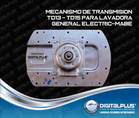 MECANISMO DE TRANSMISION TD13 - TD15 PARA LAVADORA GENERAL ELECTRIC-MABE