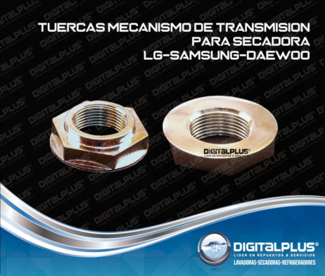 TUERCAS MECANISMO DE TRANSMISION PARA SECADORA LG-SAMSUNG-DAEWOO