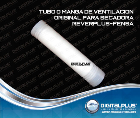 TUBO O MANGA DE VENTILACION ORIGINAL PARA SECADORA REVERPLUS-FENSA