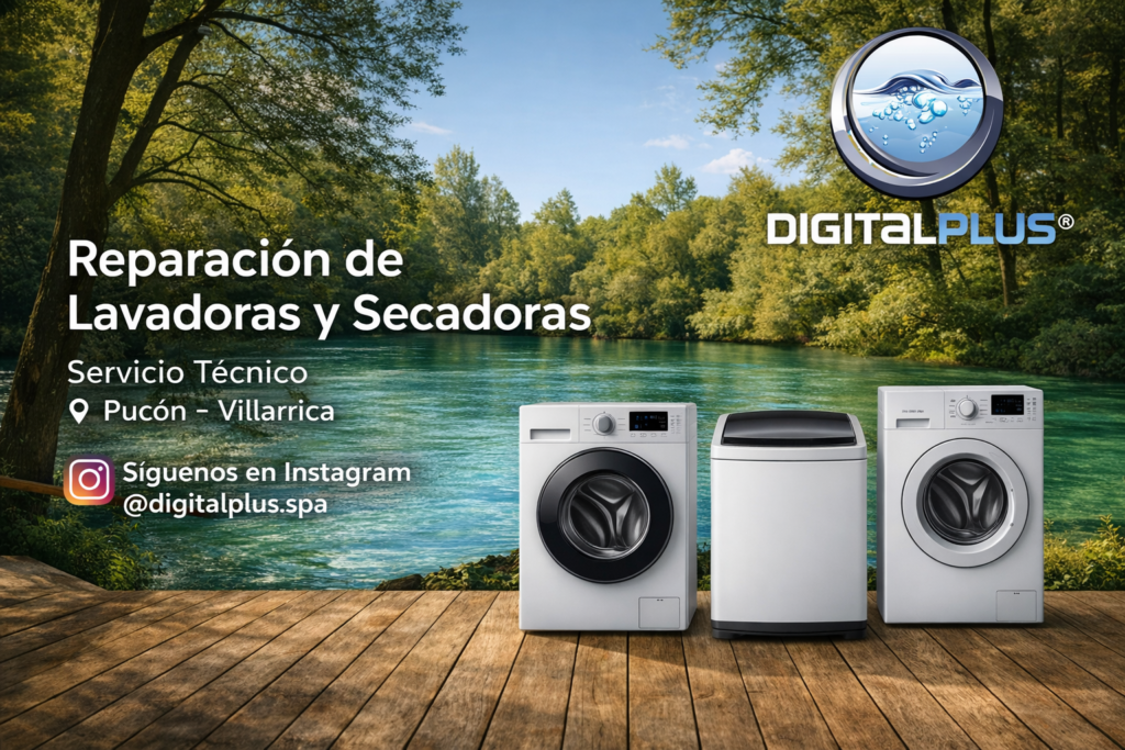 reparacion de lavadoras y secadoras en pucon