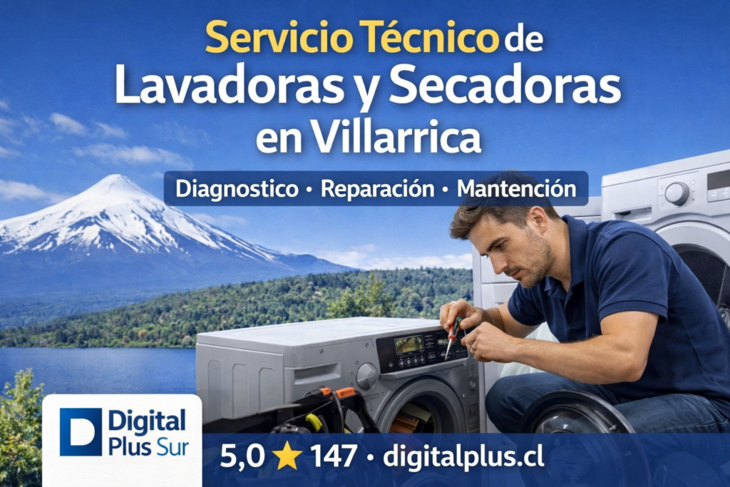 servicio tecnico de lavadoras secadoras villarrica